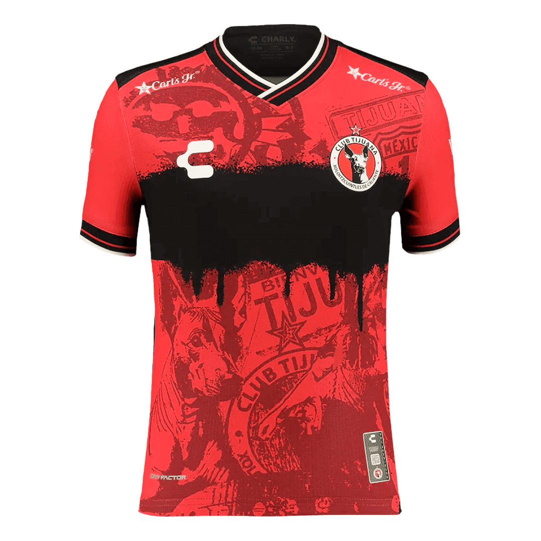 maillot Club Tijuana 2025/26 domicile rouge