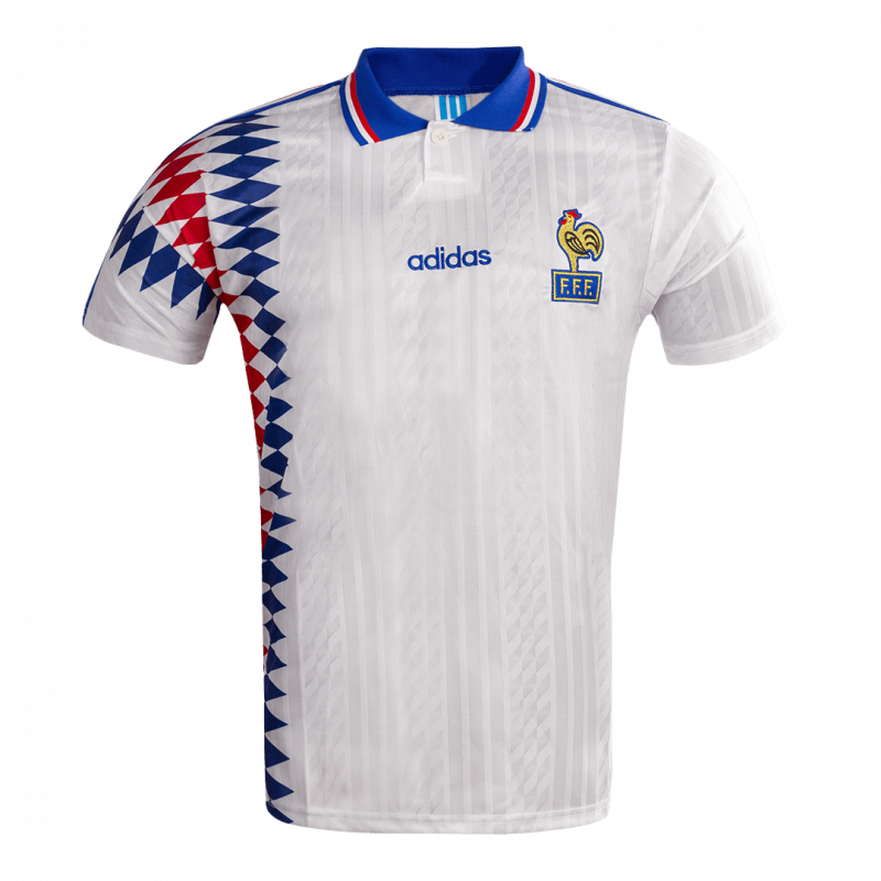 maillot France 1994 extérieur blanc Retro