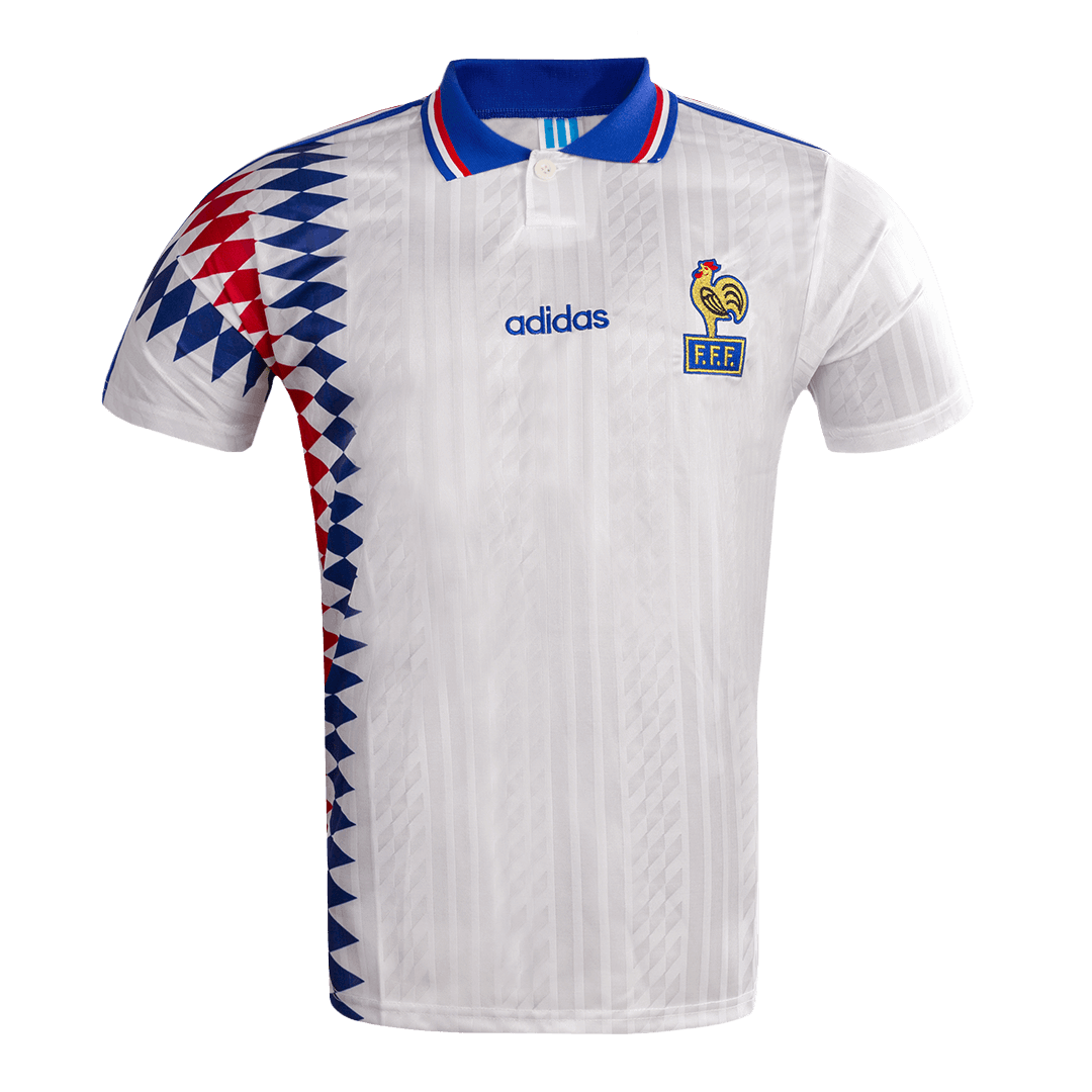 maillot France 1994 extérieur blanc Retro