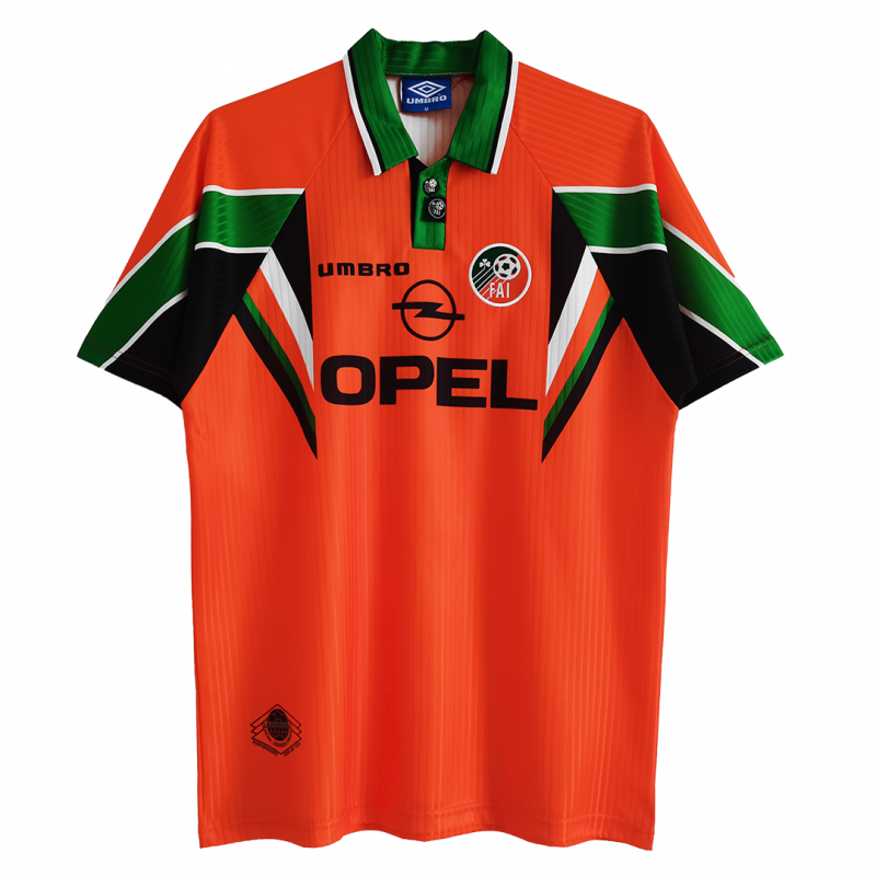 maillot Ireland 1997/98 extérieur orange Retro