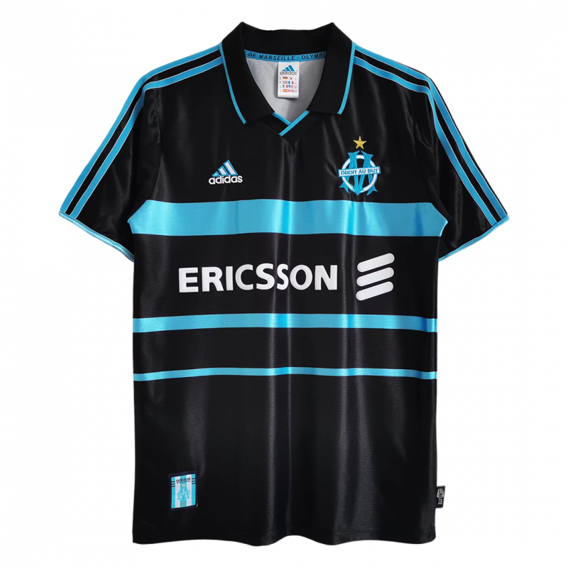 maillot Marseille 1999/00 troisième noir Retro