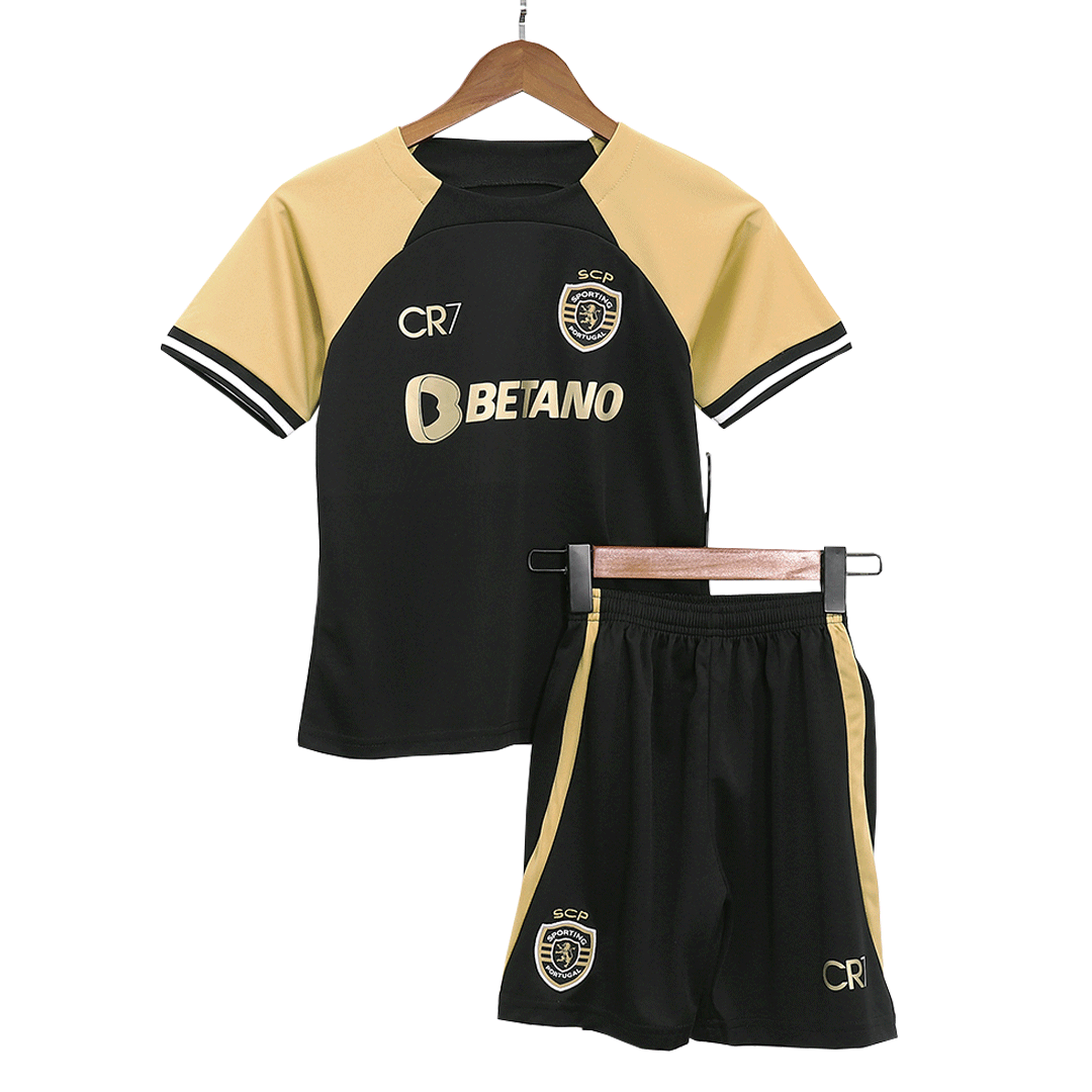 kit enfant Sporting CP 2023/24 troisième noir