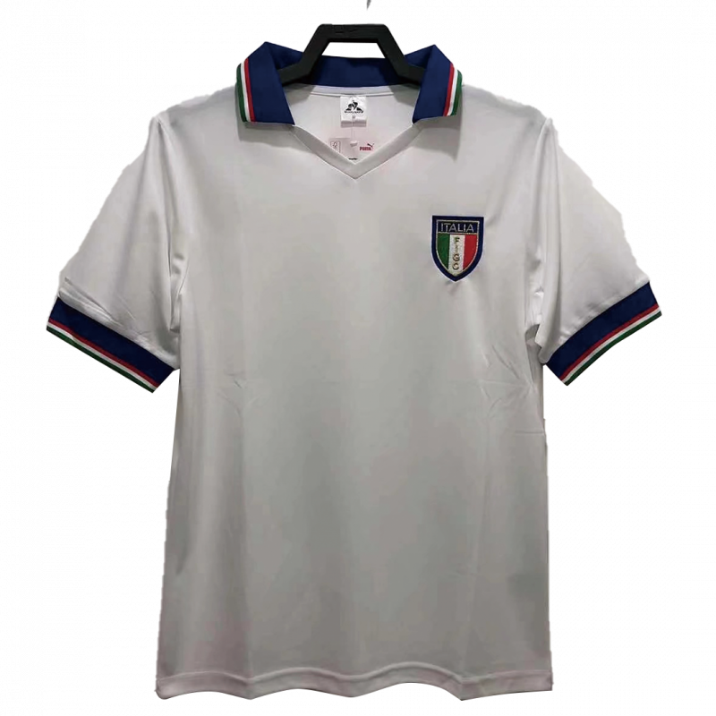 maillot Italy 1982 extérieur blanc Retro
