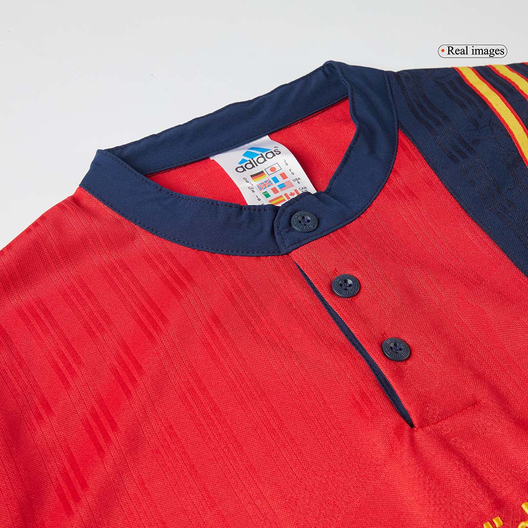 maillot Spain 1996 domicile rouge Retro