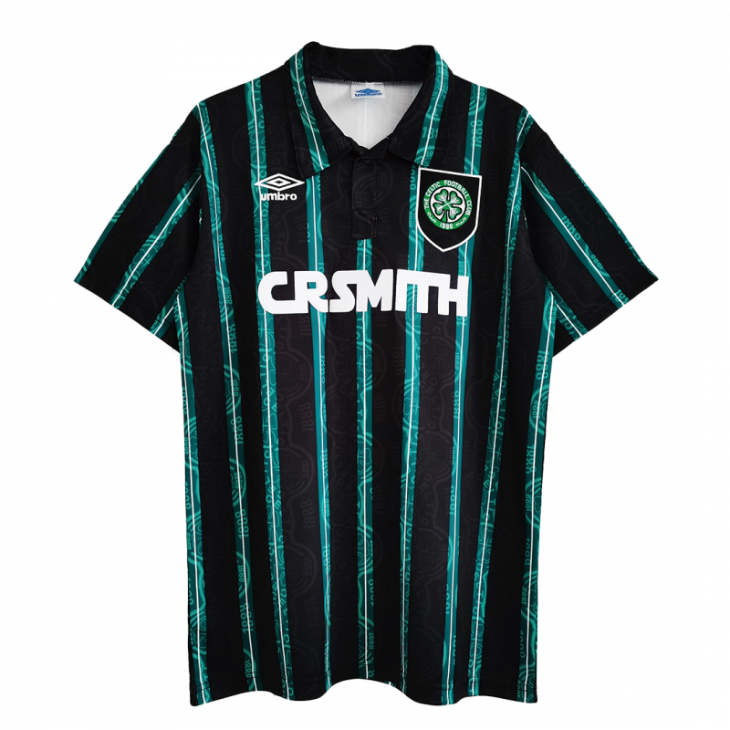 maillot Celtic 1992/93 extérieur noir Retro
