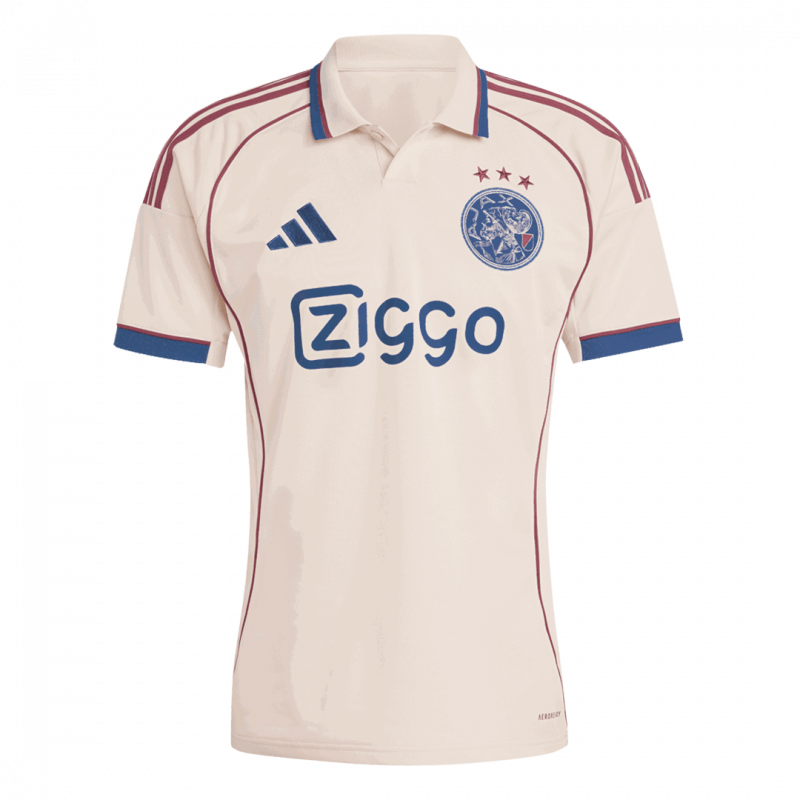maillot Ajax 2025/26 troisième blanc