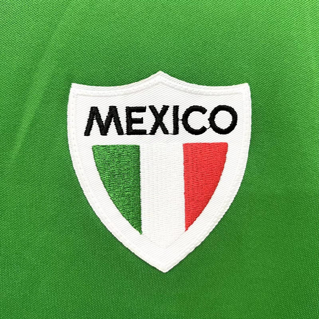 maillot Mexico 1970 domicile vert Retro