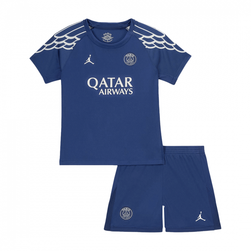 kit enfant Paris Saint-Germain 2024/25 quatrième bleu