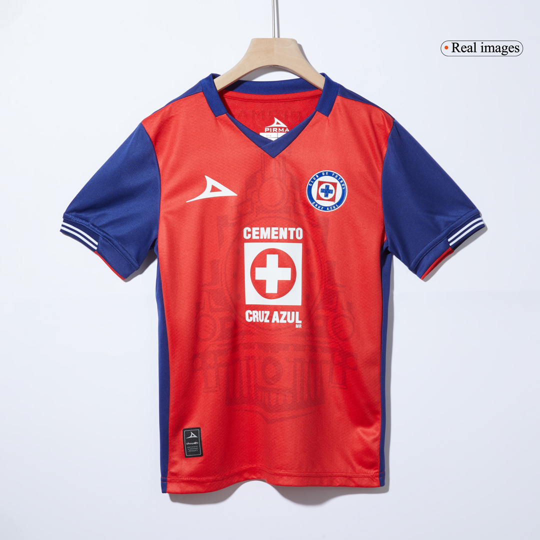 kit enfant Cruz Azul 2024/25 troisième rouge