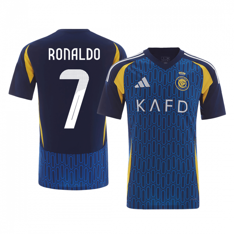 maillot RONALDO #7 Al Nassr 2024/25 extérieur bleu ACL