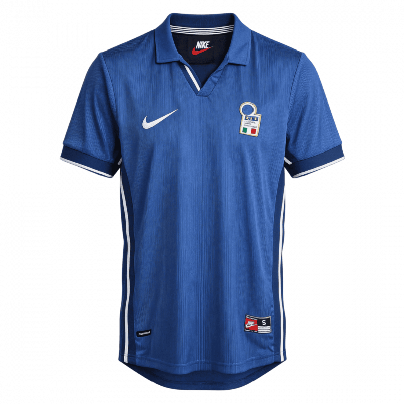 maillot Italy 1998 domicile bleu Retro