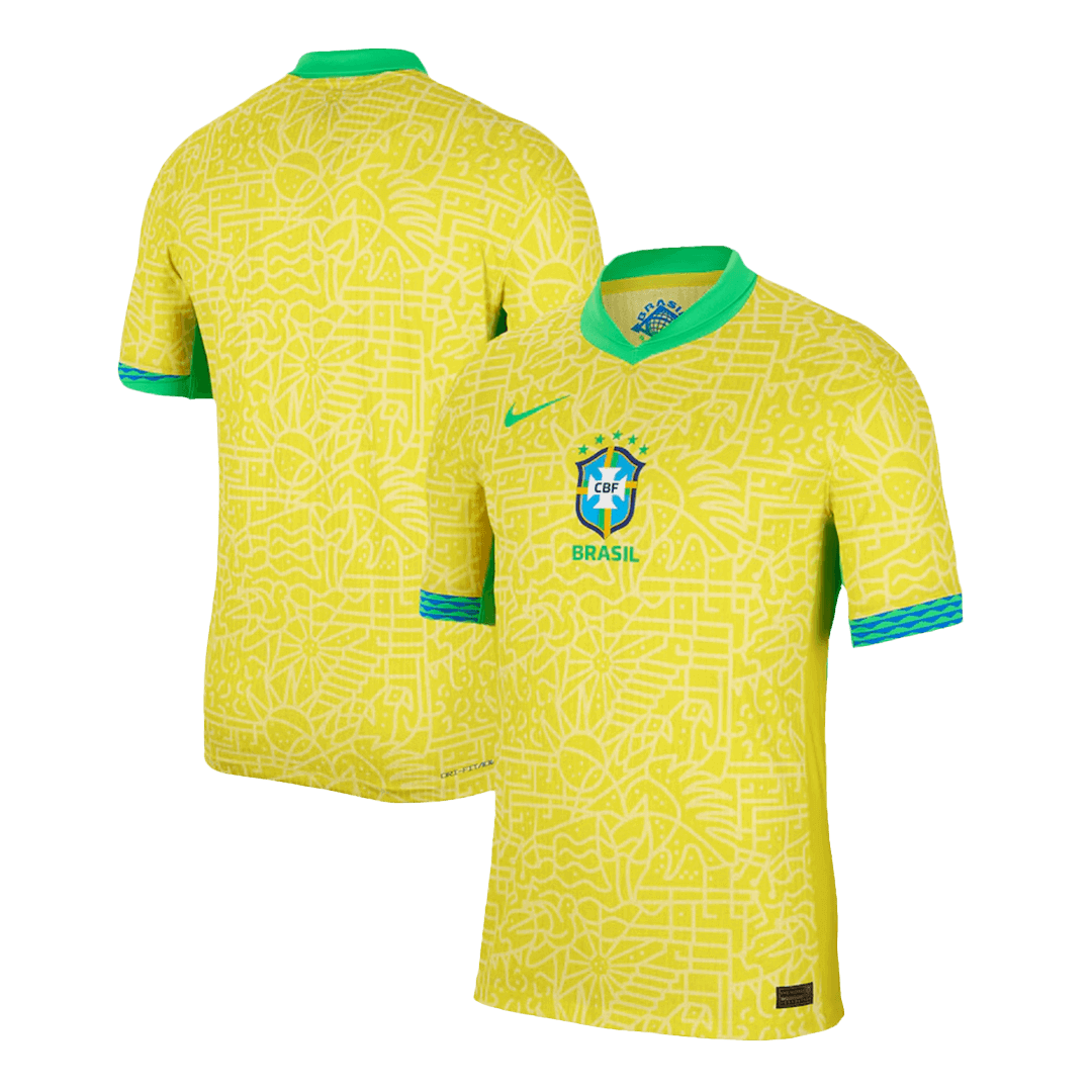 maillot Brazil 2024 domicile jaune Player Version
