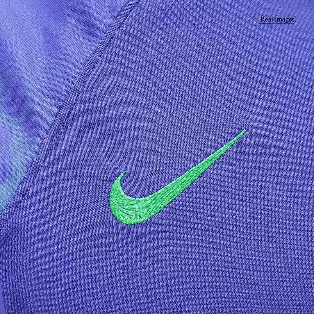 maillot Brazil 2022 extérieur bleu manches longues