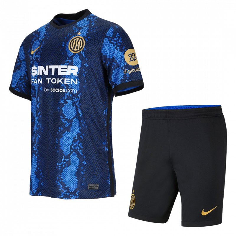 kit enfant Inter Milan 2021/22 domicile bleu