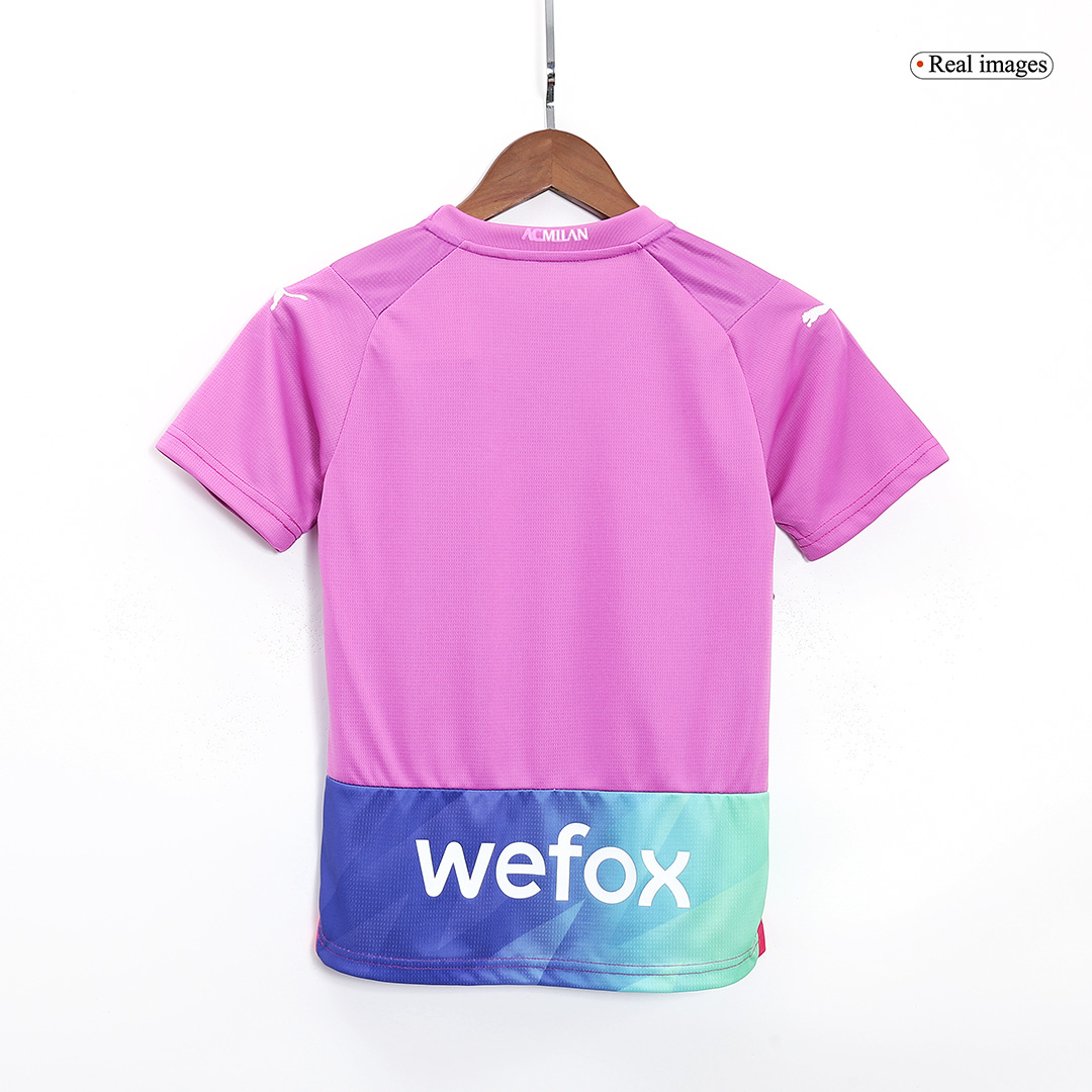 kit enfant AC Milan 2023/24 troisième violet