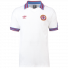 maillot Aston Villa 1980 extérieur blanc Retro