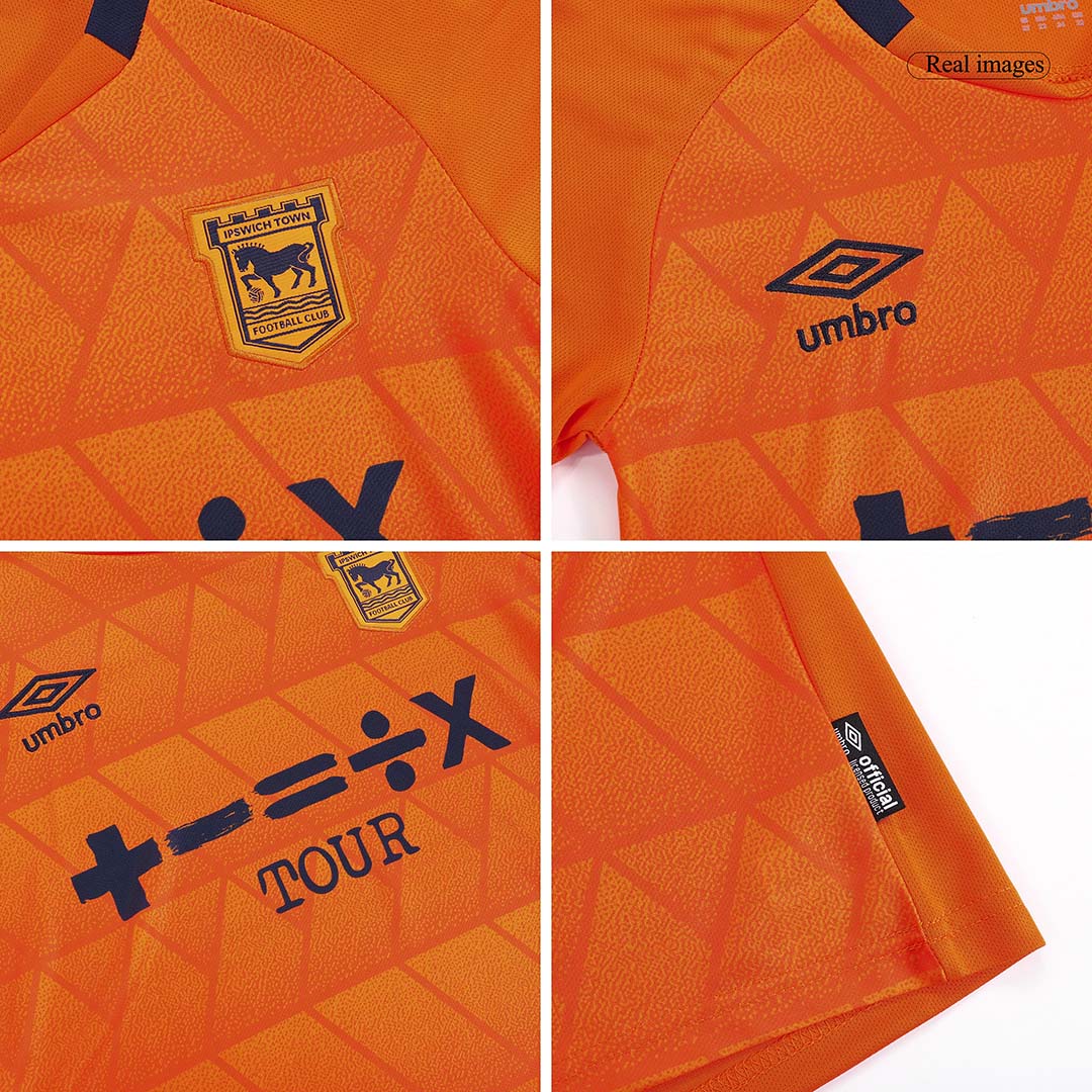 kit enfant Ipswich Town 2023/24 extérieur orange