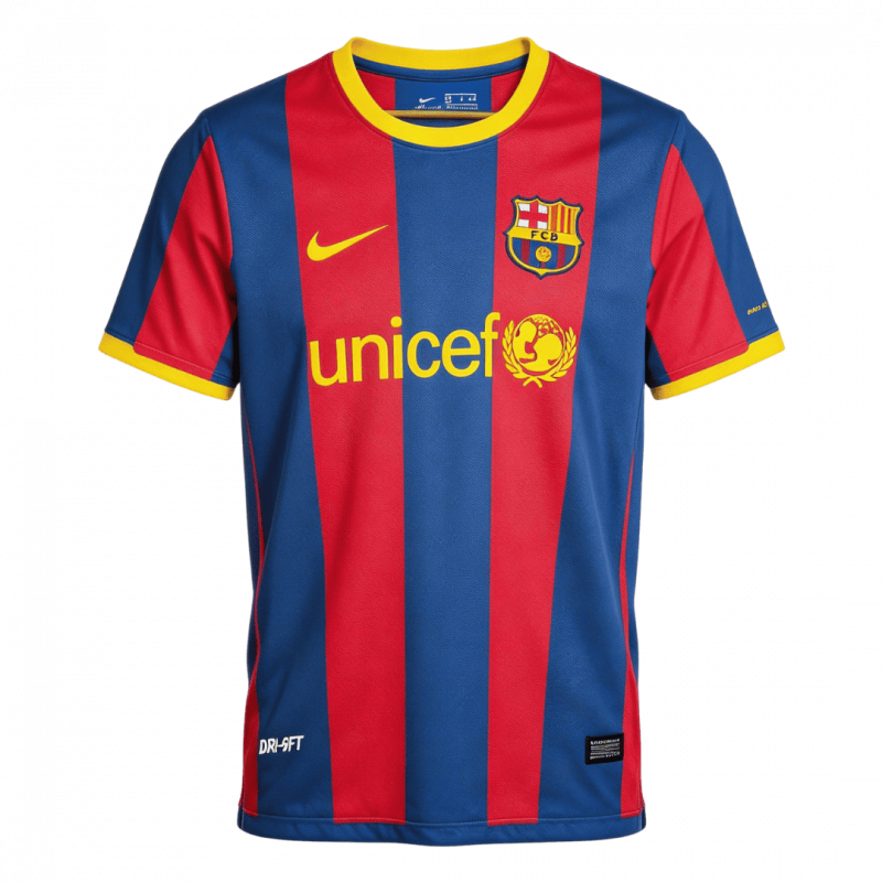 maillot Barcelona 2010/11 domicile bleu Retro