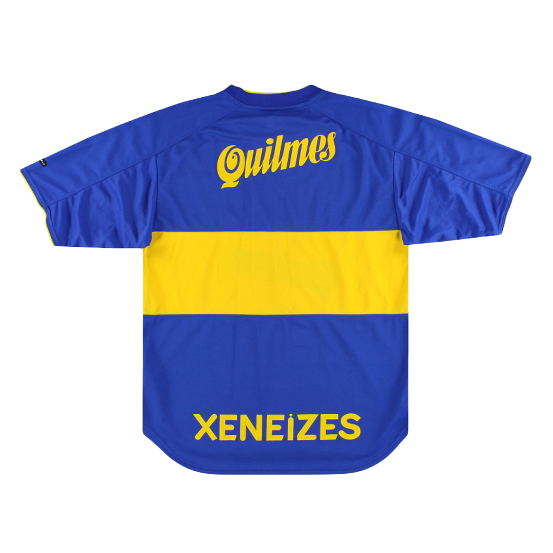 maillot Boca Juniors 2000/01 domicile bleu Retro