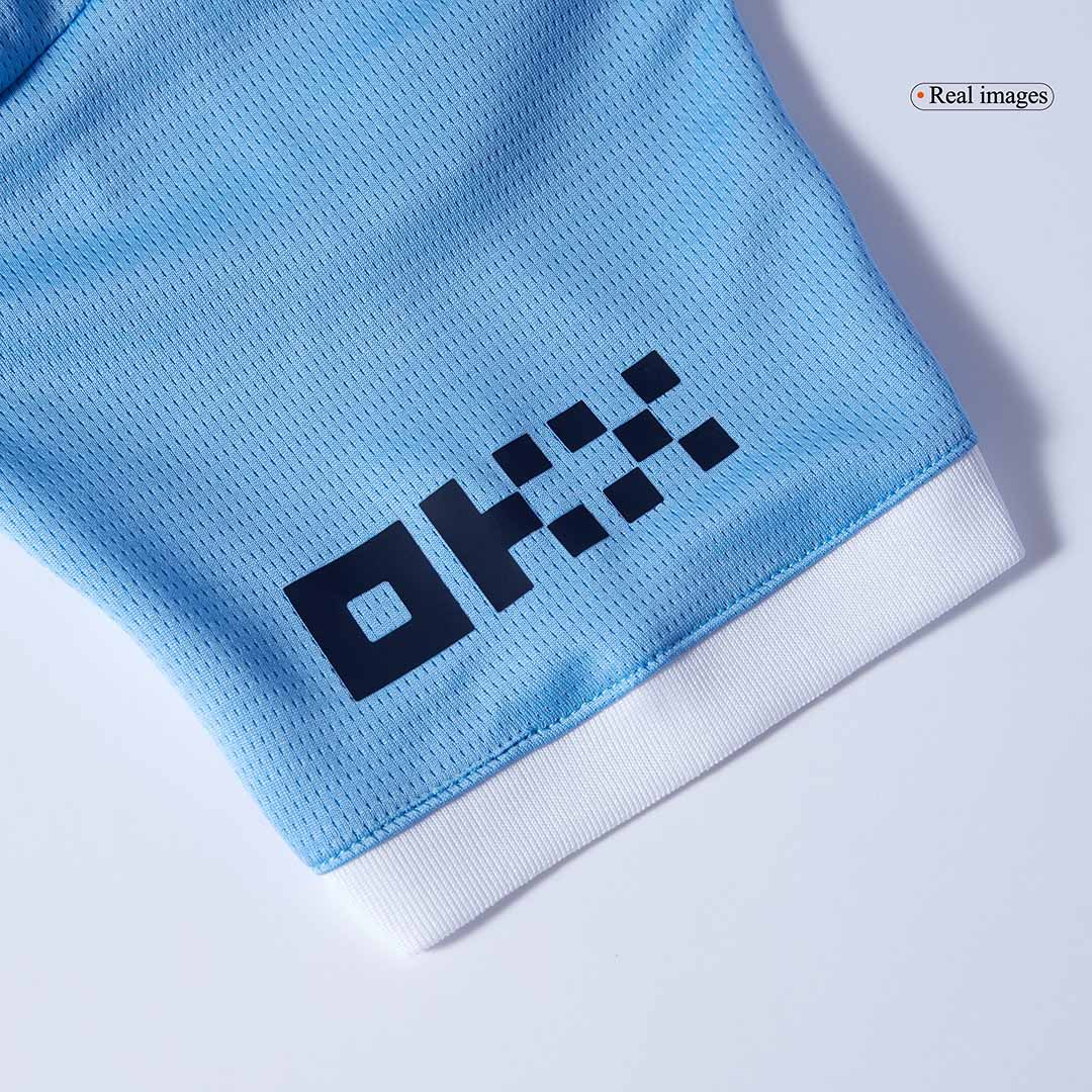 kit enfant Manchester City 2025/26 domicile bleu
