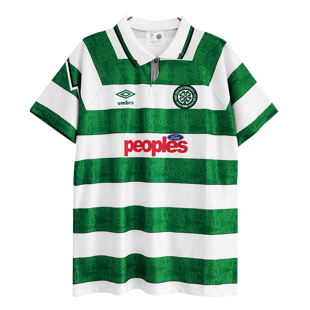 maillot Celtic 1991/92 domicile blanc Retro