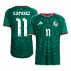 maillot S.GIMENEZ #11 Mexico 2026 domicile vert Player Version