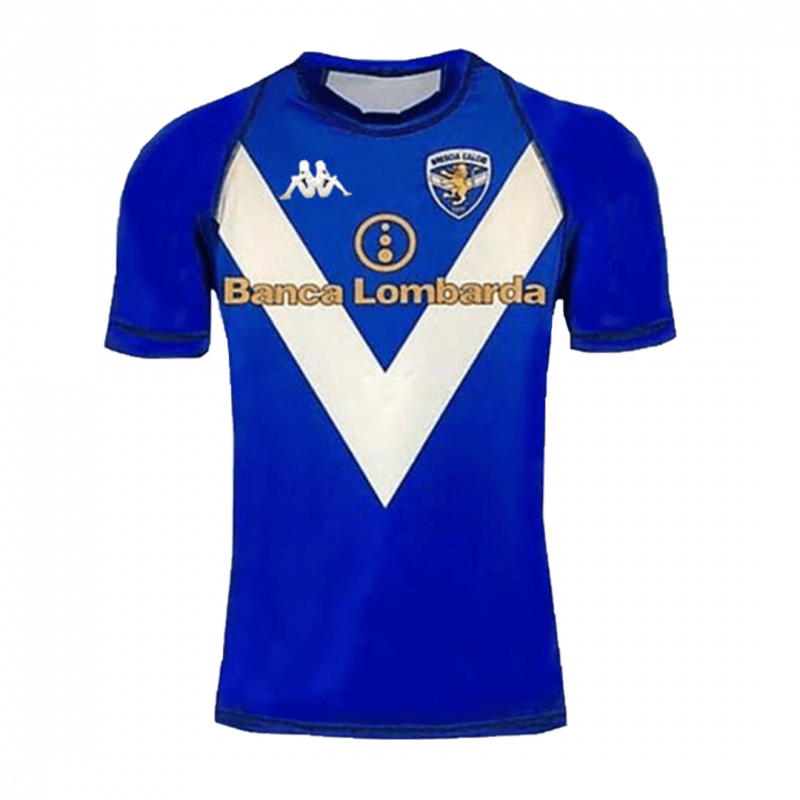 maillot Brescia Calcio 2003/04 domicile bleu Retro