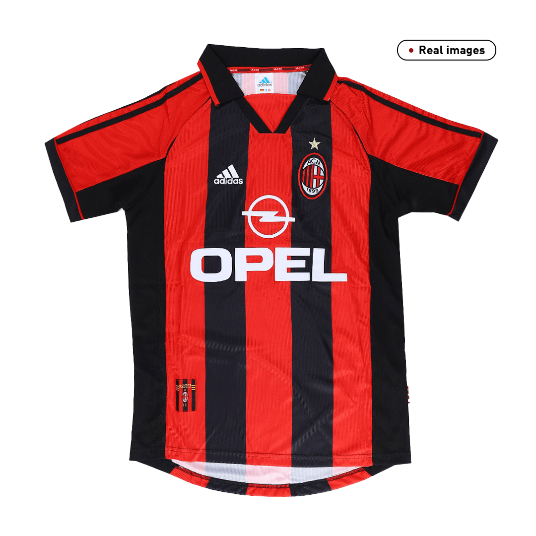 maillot AC Milan 1998/00 domicile rouge Retro