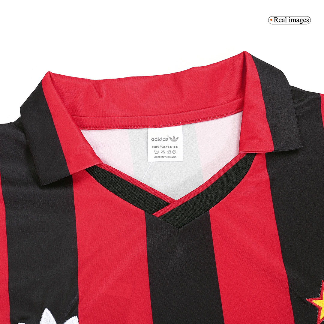 maillot AC Milan 1990/91 domicile noir Retro