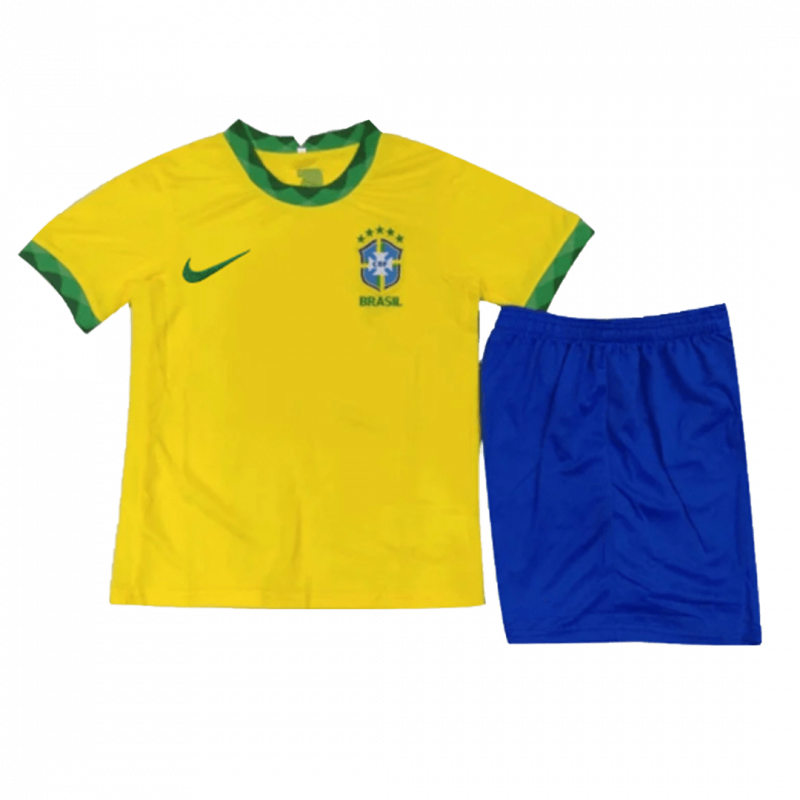 kit enfant Brazil 2021 domicile jaune