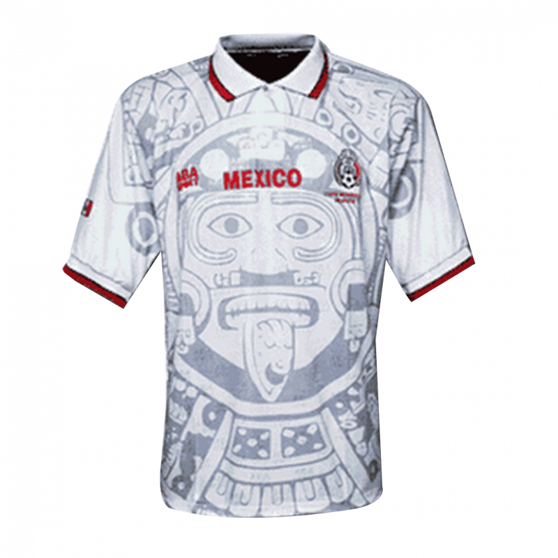 maillot Mexico 1998 extérieur blanc Retro