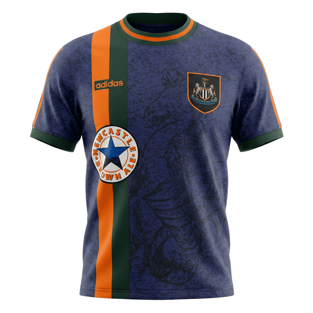 maillot Newcastle United 1997/98 extérieur bleu Retro