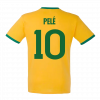 maillot PELE #10 Brazil 1970 domicile jaune Retro
