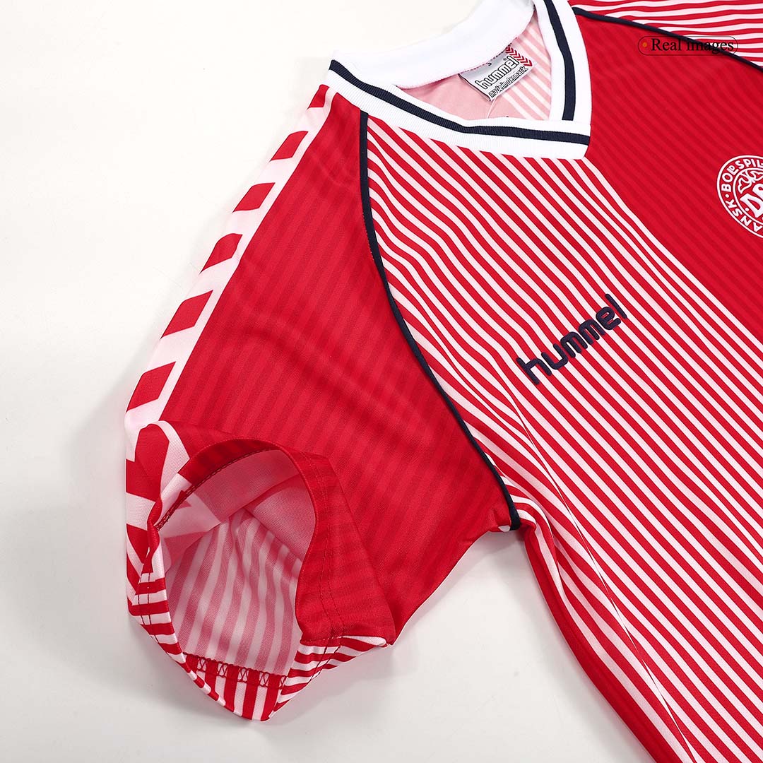 maillot Denmark 1986 domicile orange Retro