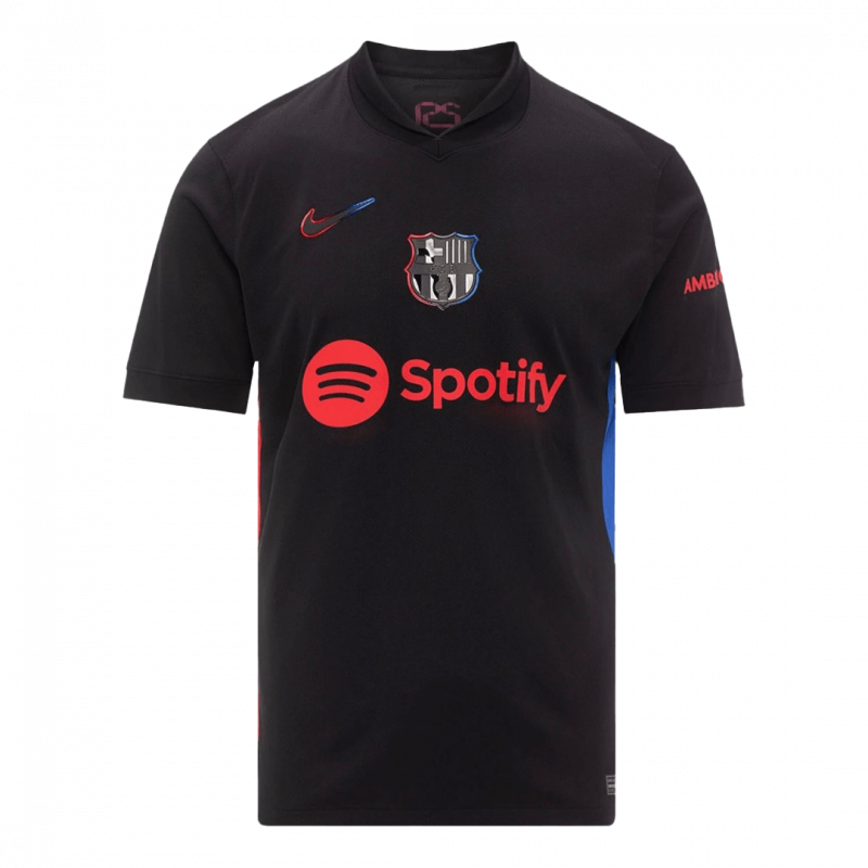 Barcelona 2024/25 Away Black logo Spotify sans texte Jersey