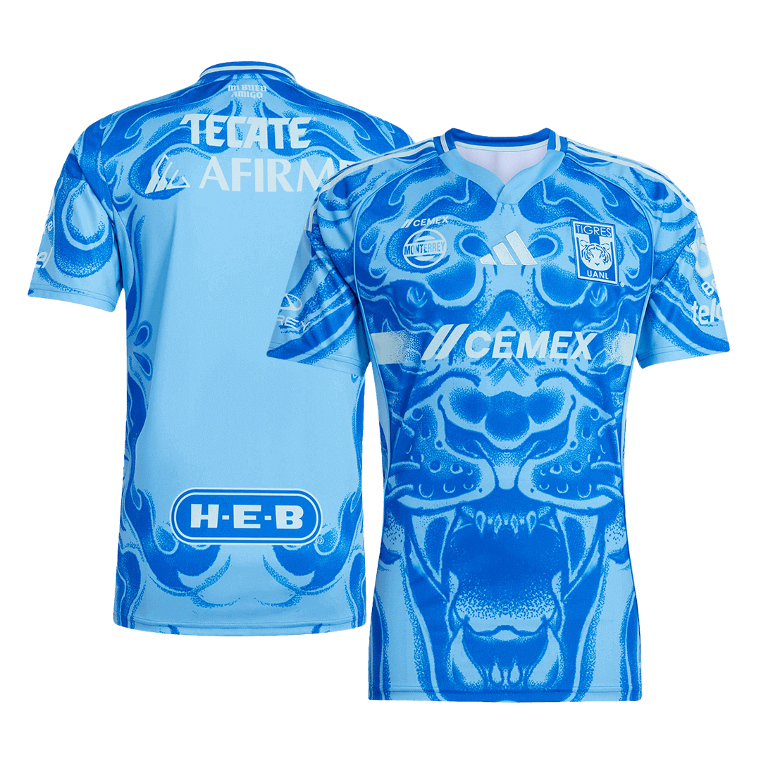 maillot Tigres UANL 2025/26 extérieur bleu
