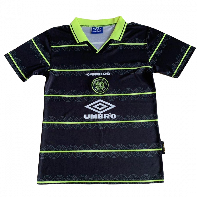maillot Celtic 1998 extérieur noir Retro