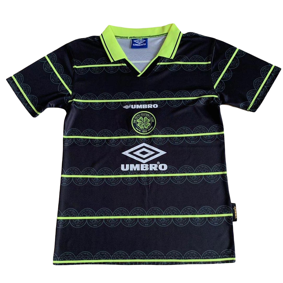 maillot Celtic 1998 extérieur noir Retro