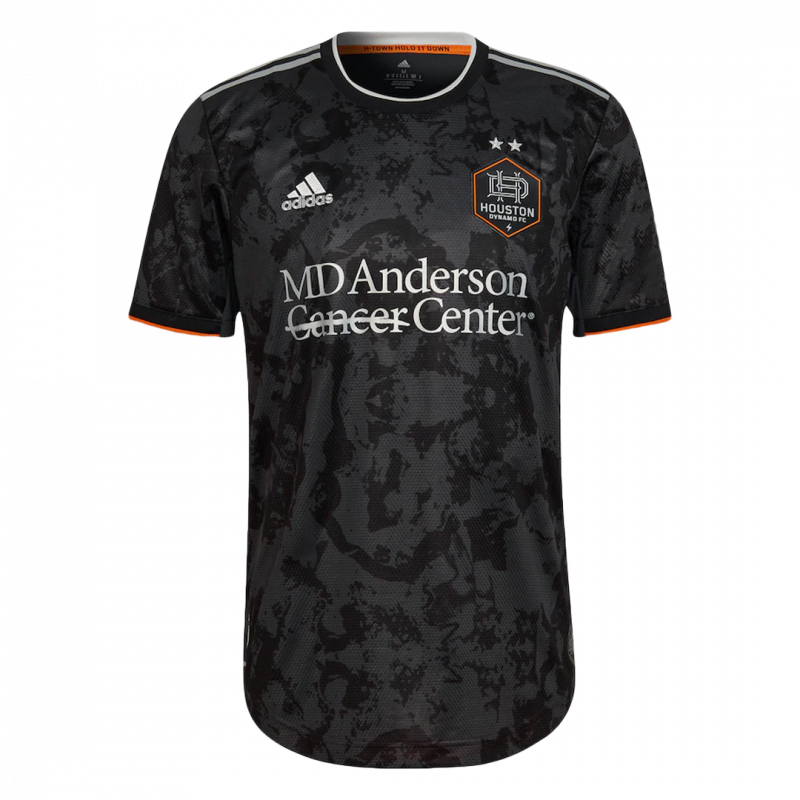 maillot Houston Dynamo 2022 extérieur noir version joueur