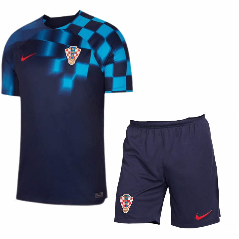 kit enfant Croatia 2022 extérieur bleu