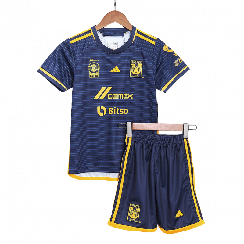 kit enfant Tigres UANL 2023/24 extérieur bleu