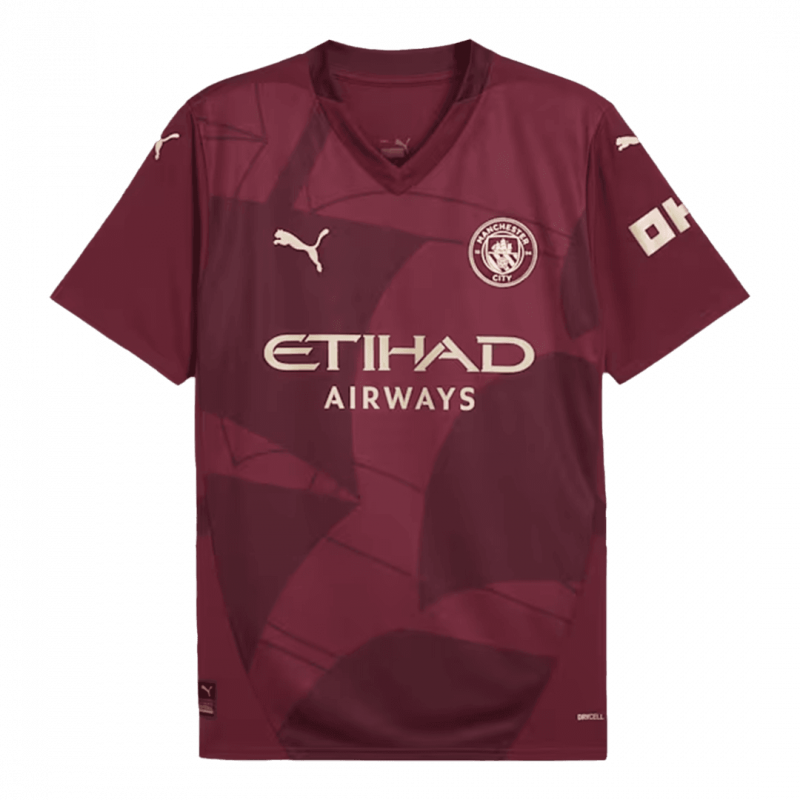 maillot Manchester City 2024/25 troisième rouge