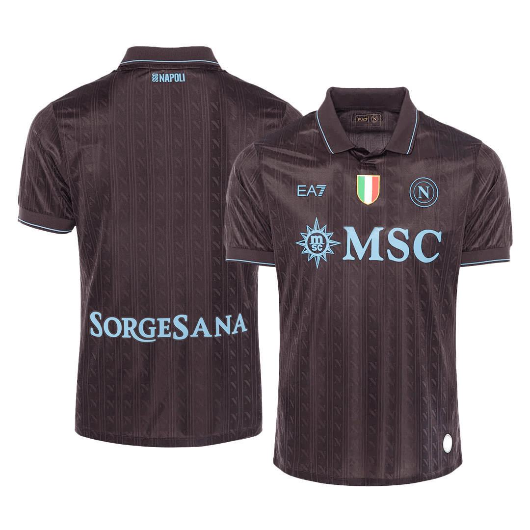 maillot Napoli 2025/26 troisième noir Player Version