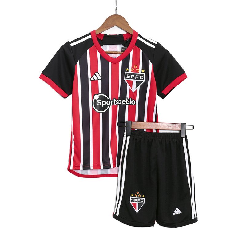 kit enfant Sao Paulo FC 2023/24 extérieur noir