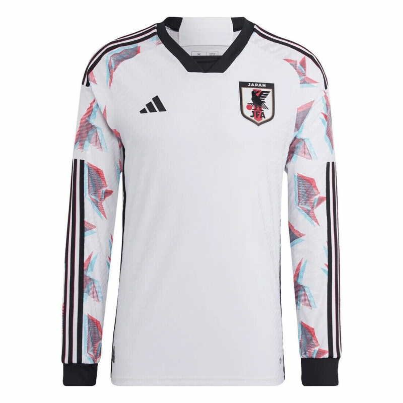 maillot Japan 2022 extérieur blanc Player Version manches longues