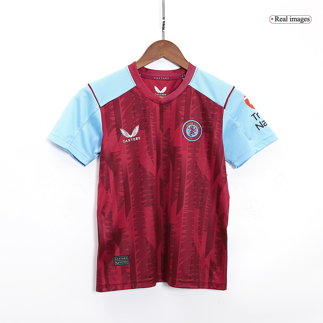 kit enfant Aston Villa 2023/24 domicile rouge