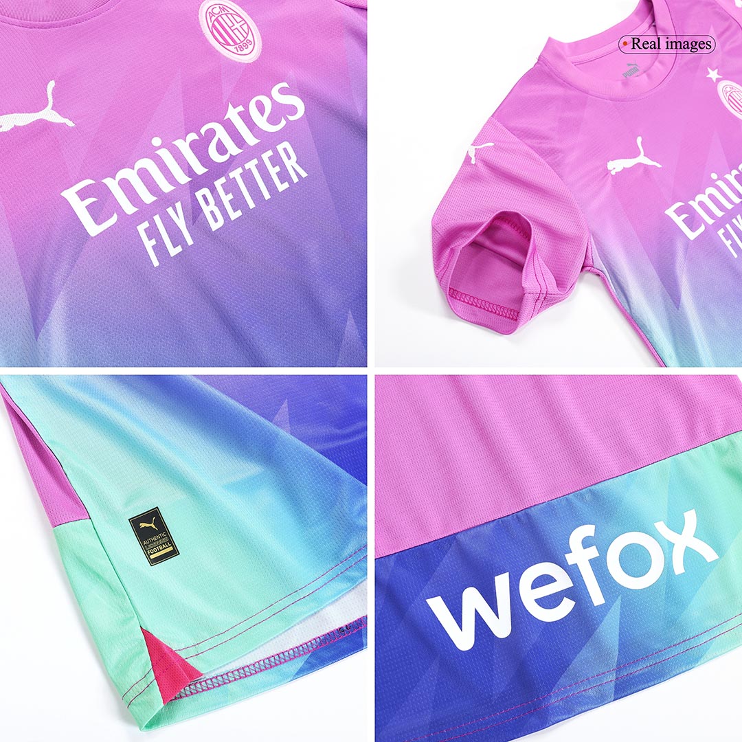 kit enfant AC Milan 2023/24 troisième violet