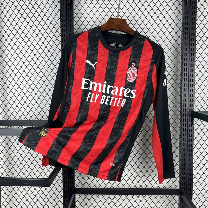 AC Milan 2025/26 manches longues Jersey