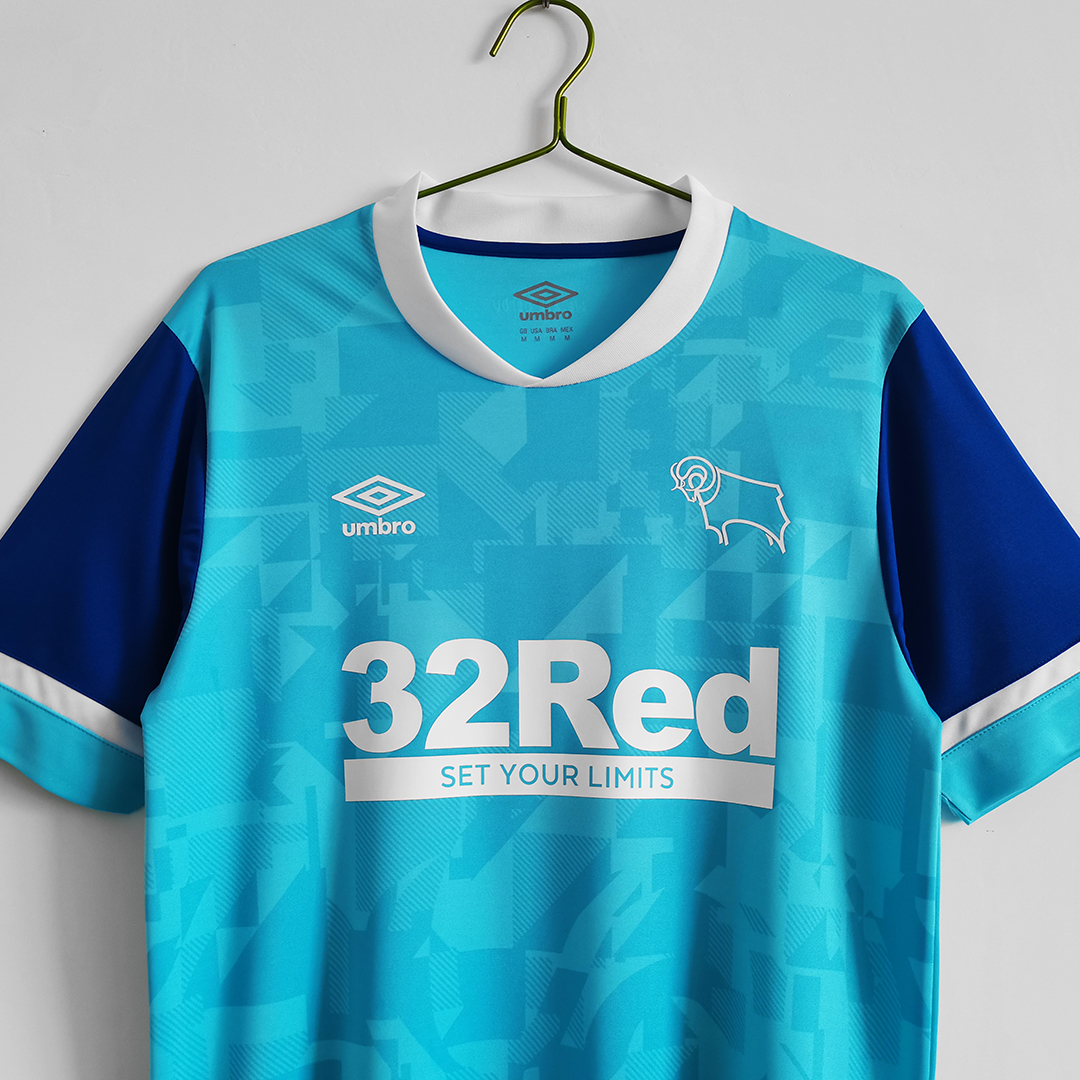 maillot Derby County 2021/22 extérieur bleu