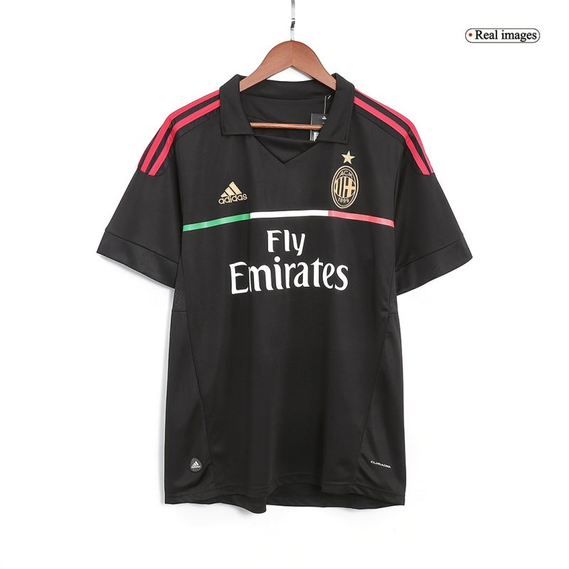 maillot AC Milan 2011/12 troisième noir Retro